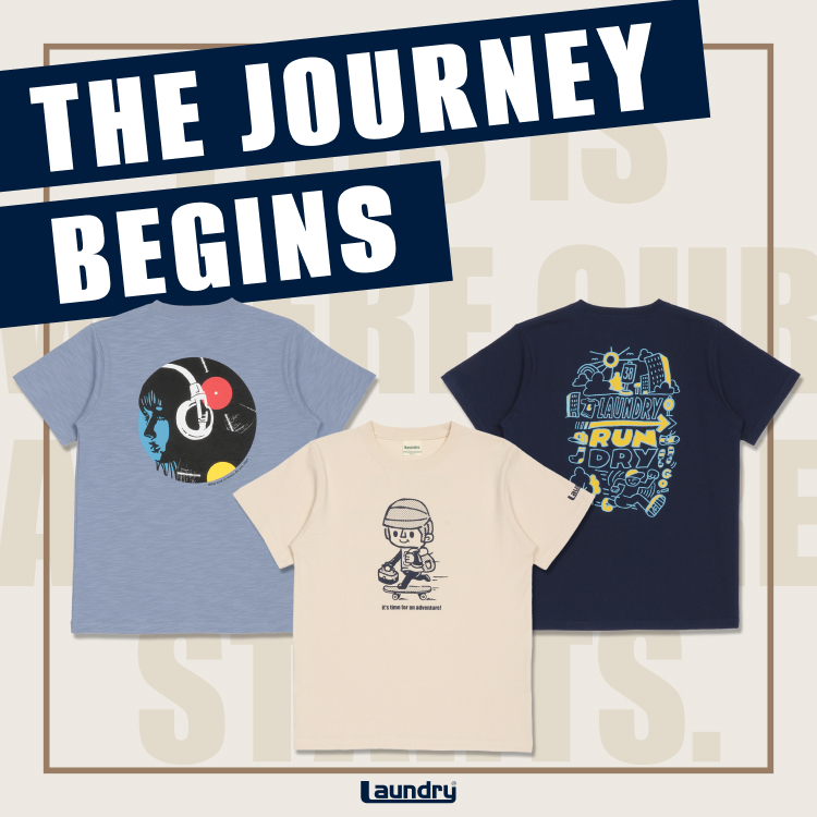 「旅のはじまり」のワクワクを詰め込んだTシャツコレクション☆