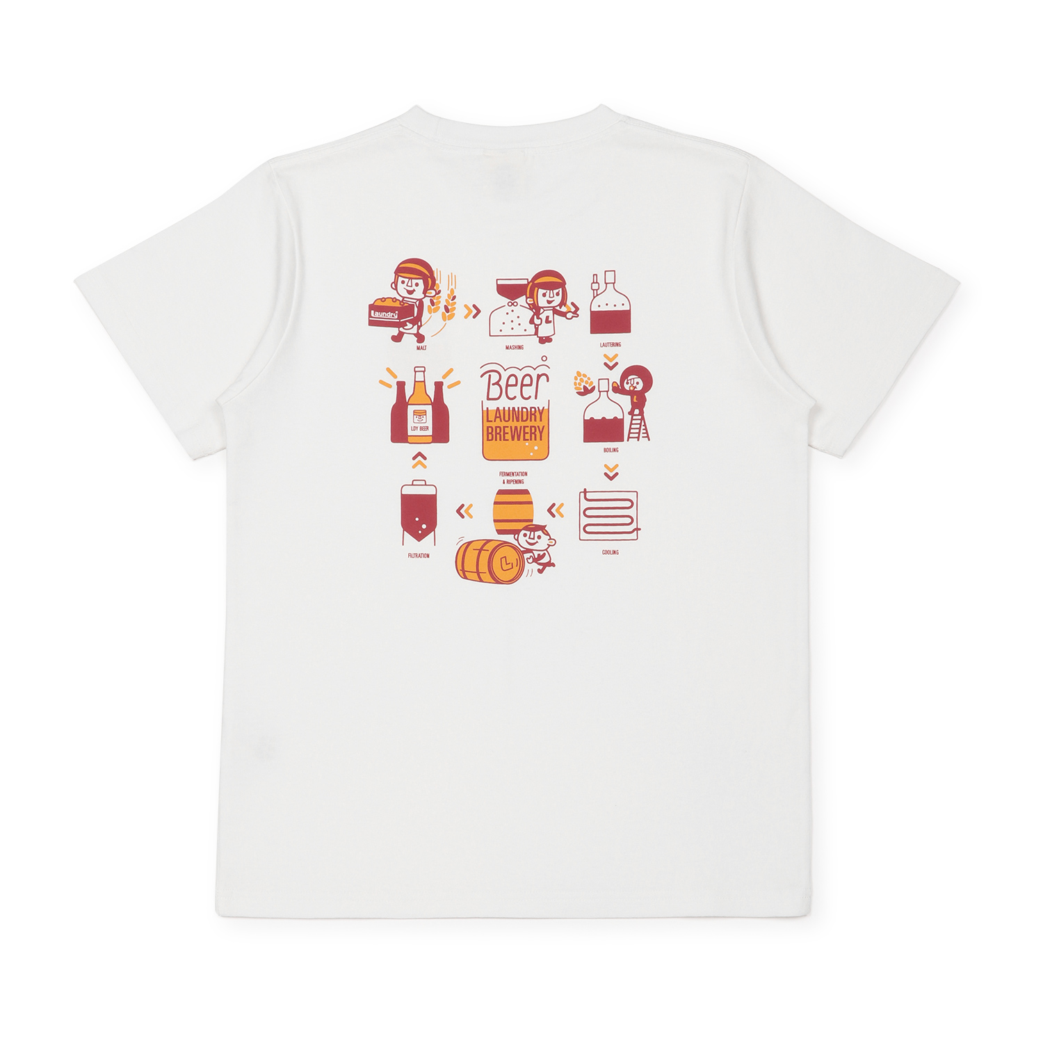 LAUNDRY BEER BREWERY Tシャツ