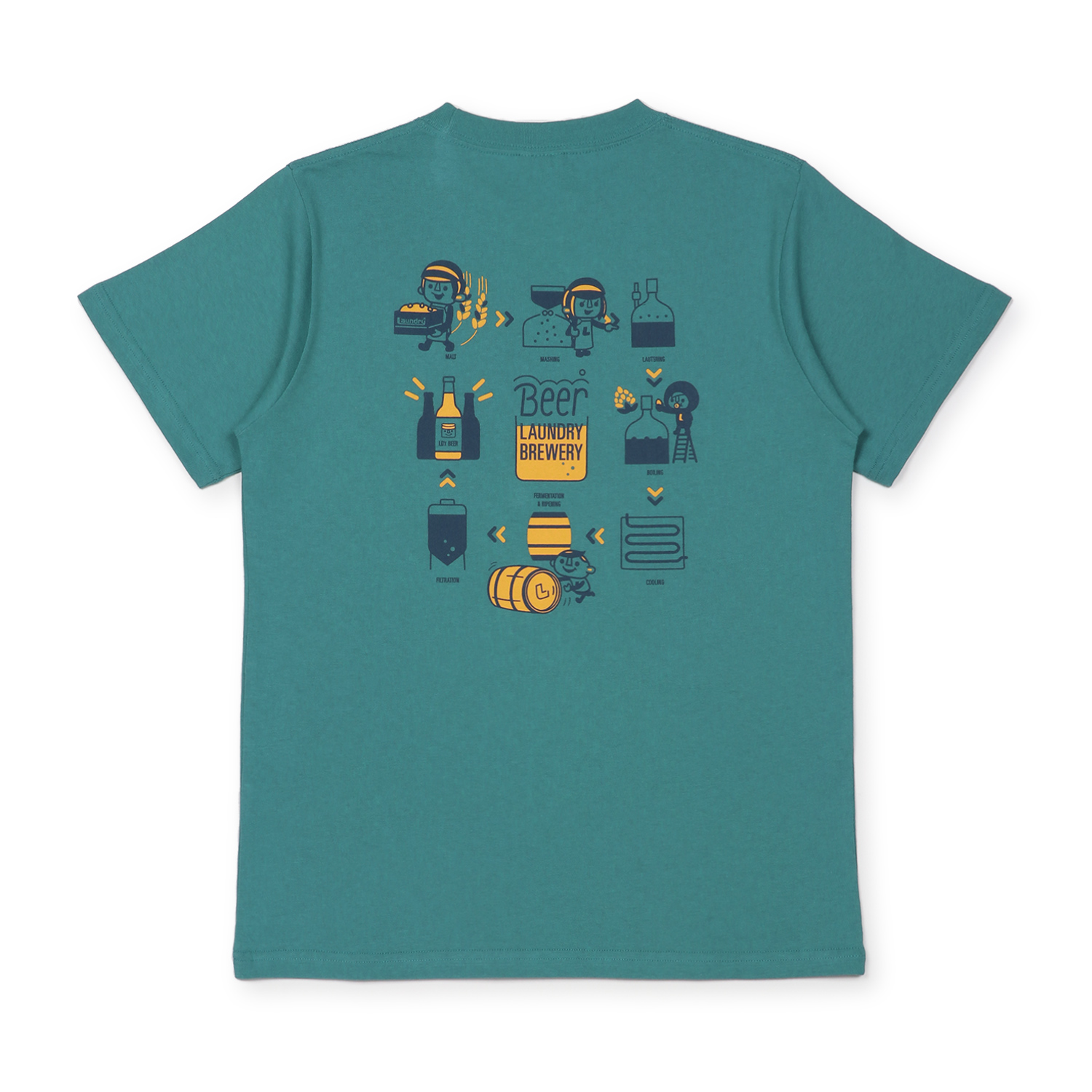 LAUNDRY BEER BREWERY Tシャツ