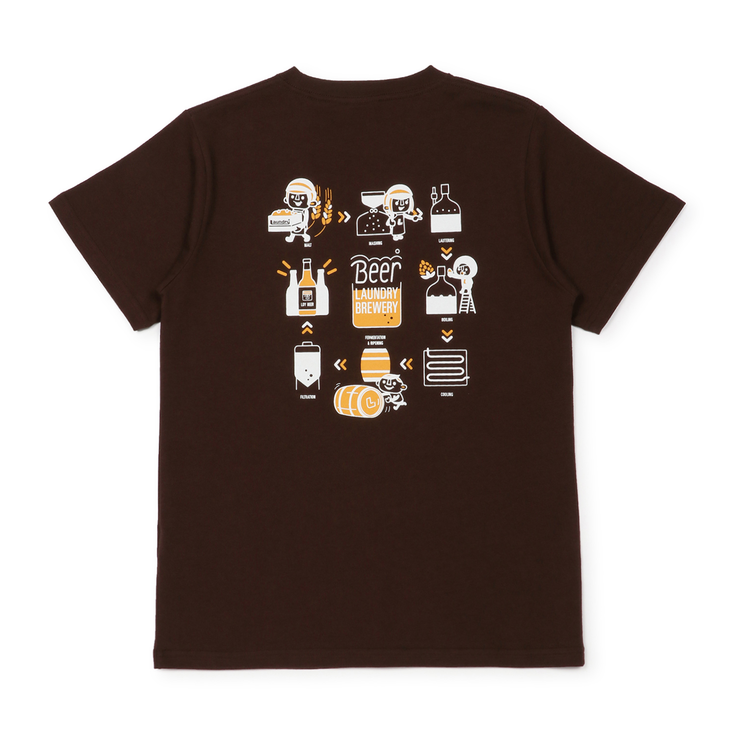 LAUNDRY BEER BREWERY Tシャツ