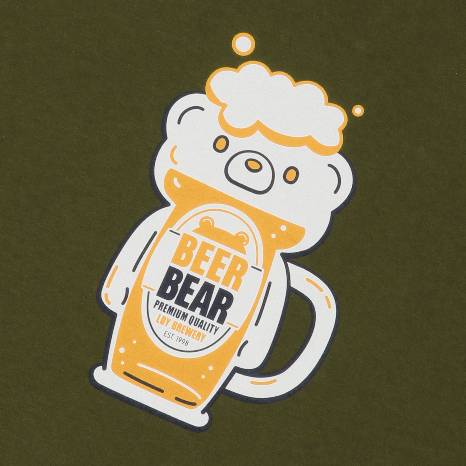 BEER BEARジョッキ Tシャツ