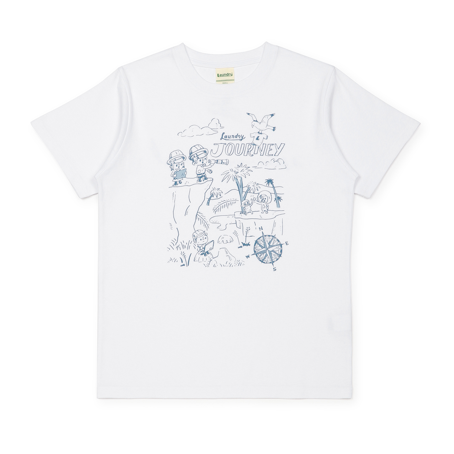 LAUNDRY JOURNEY DISCOVERY キャラTシャツ