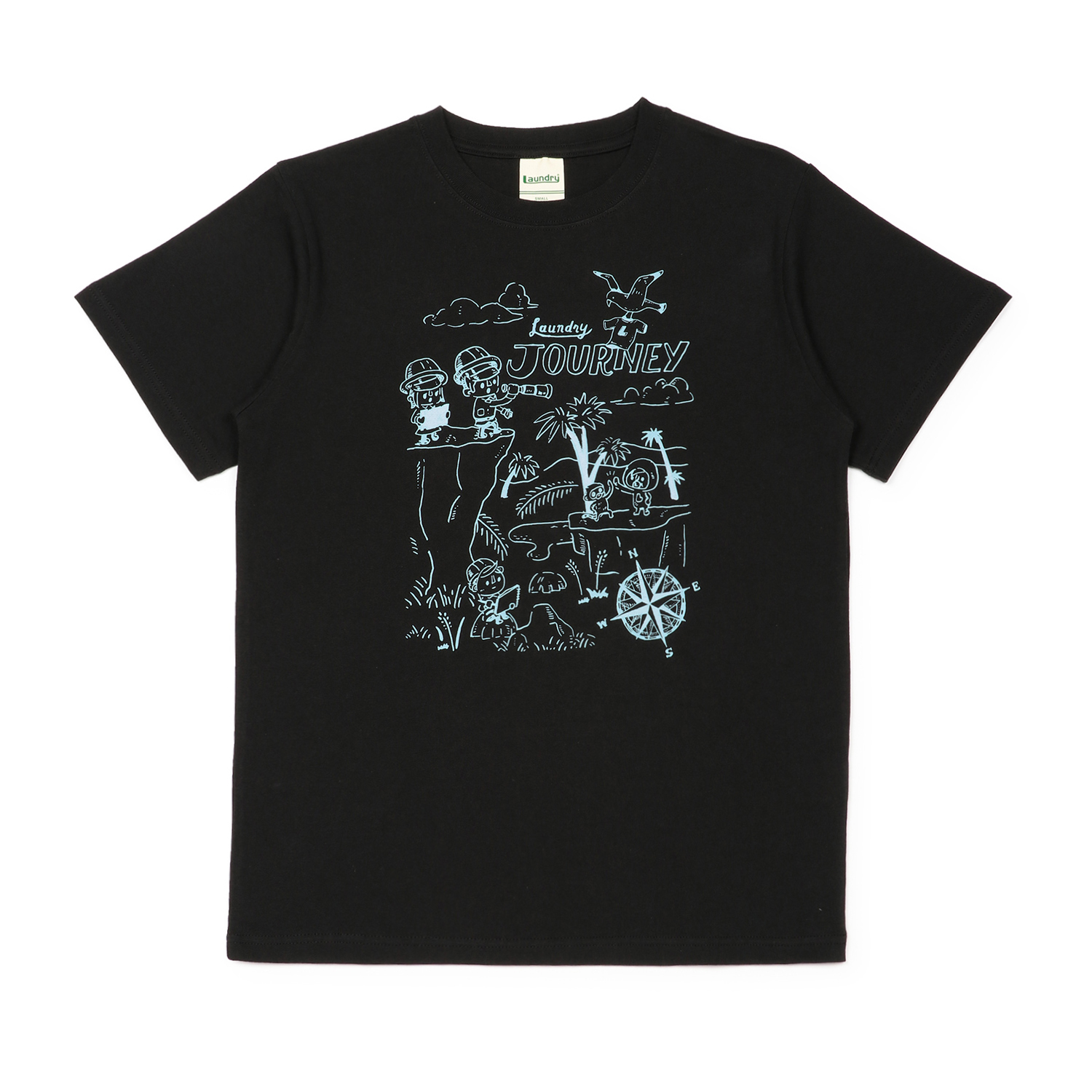 LAUNDRY JOURNEY DISCOVERY キャラTシャツ