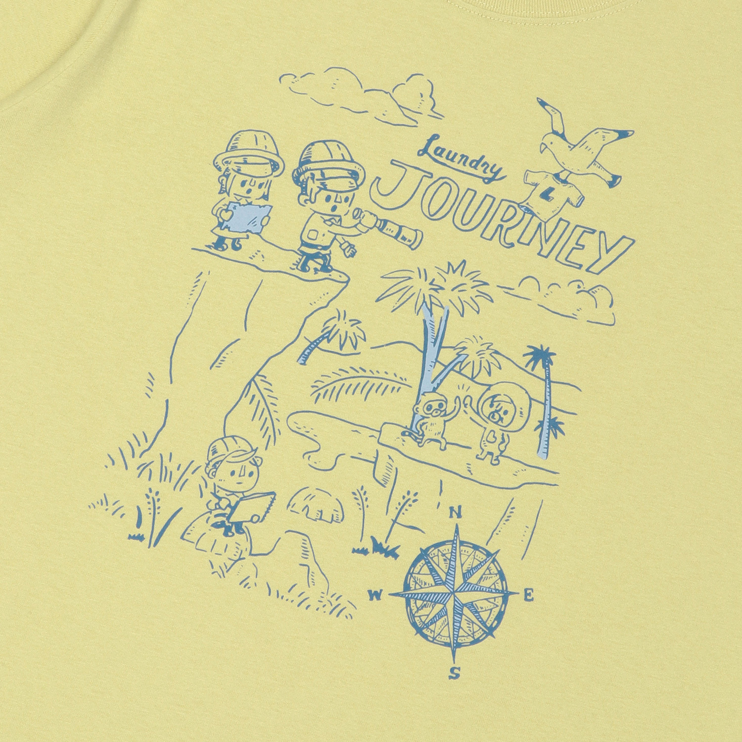 LAUNDRY JOURNEY DISCOVERY キャラTシャツ