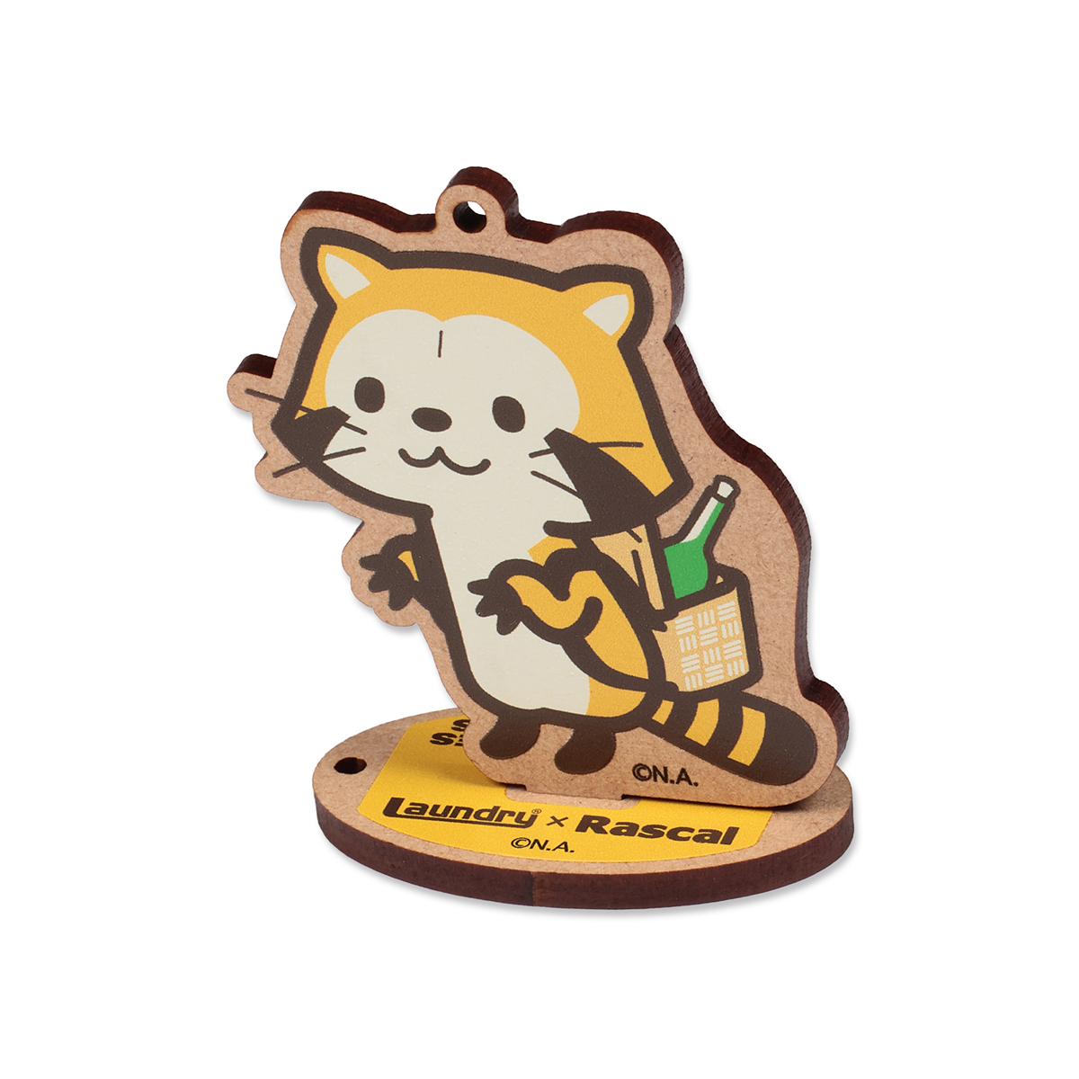 Laundry×RASCAL WHAT RASCAL LOVES 木製スタンドキーホルダー