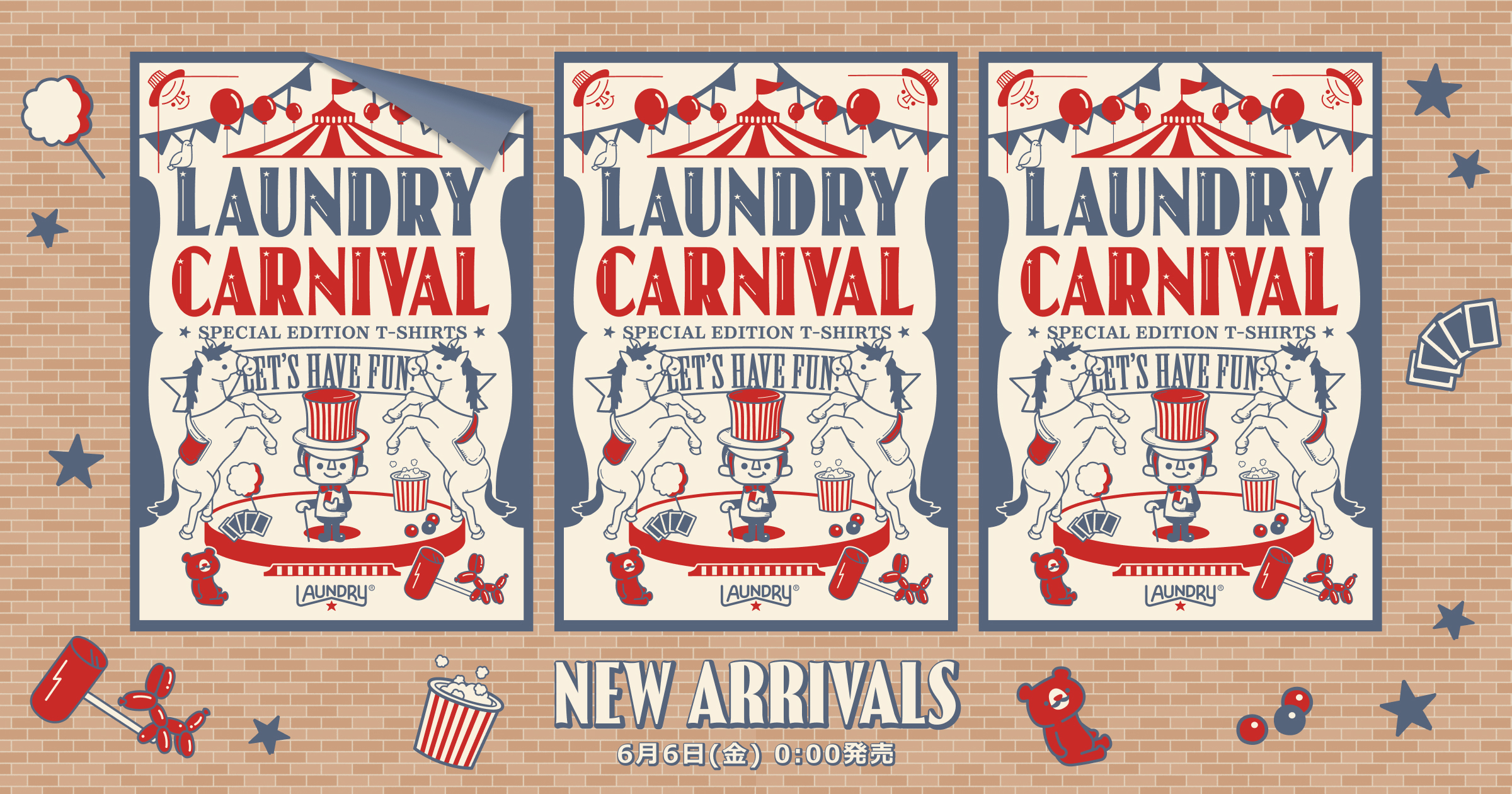LAUNDRY FANTASY～CARNIVAL～第二弾｜ランドリーTシャツ公式通販