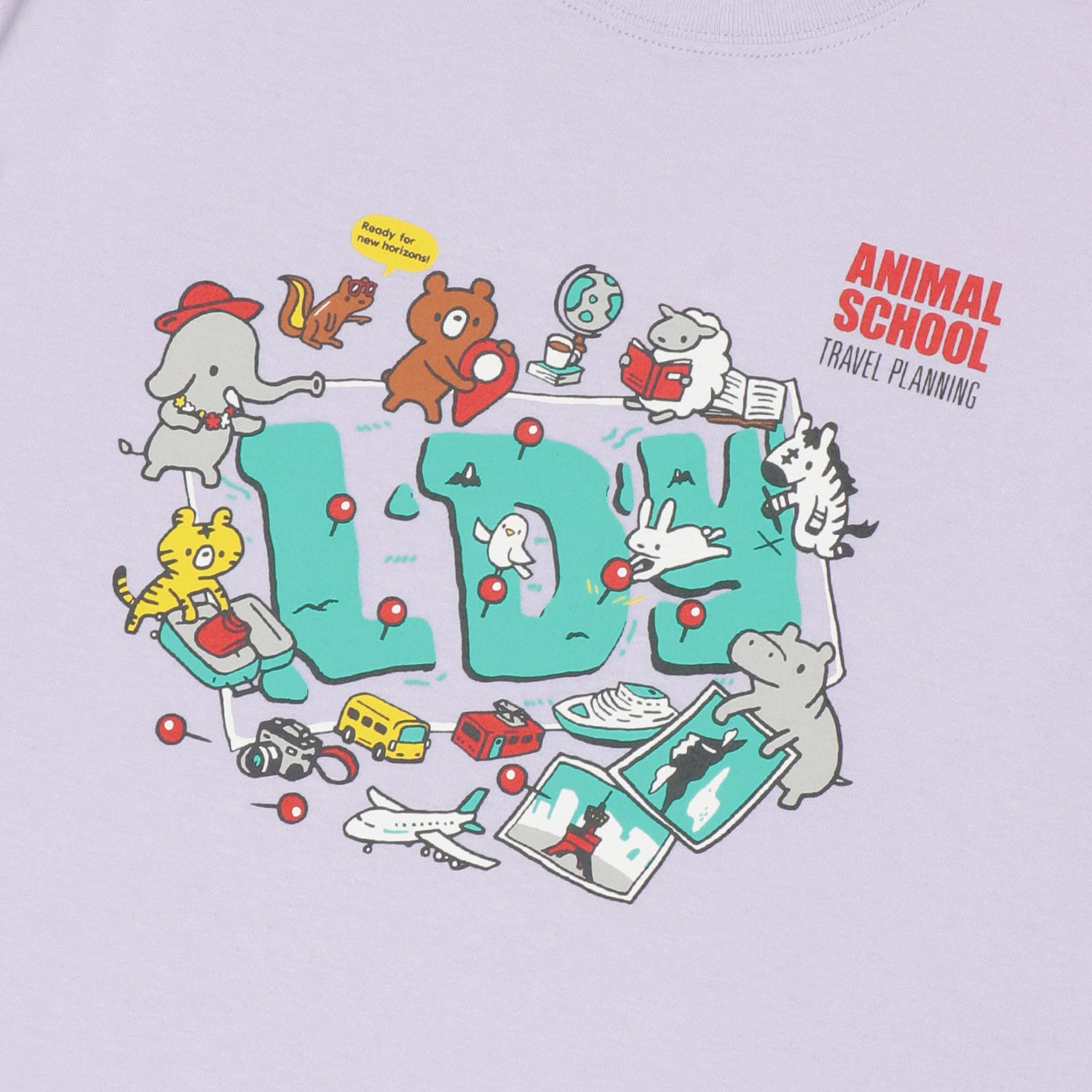 ANIMAL SCHOOL TRAVEL PLANNING Tシャツ