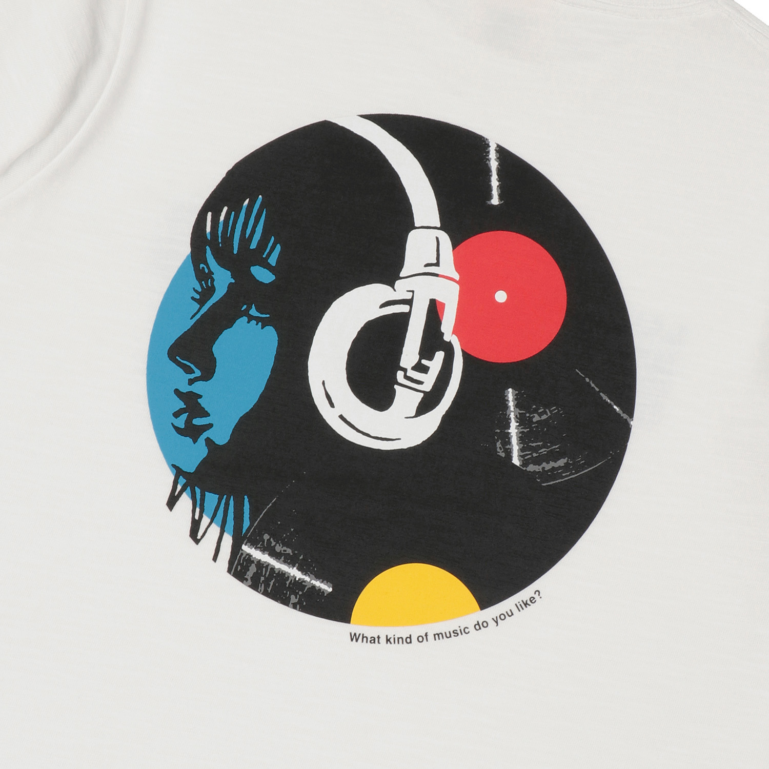 WONDER LAUNDRY RECORD＆HEADPHONE スラブTシャツ
