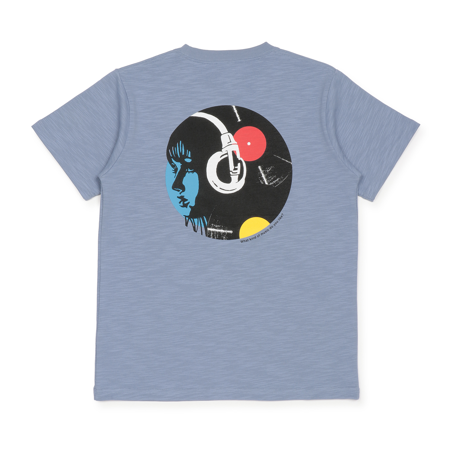 WONDER LAUNDRY RECORD＆HEADPHONE スラブTシャツ