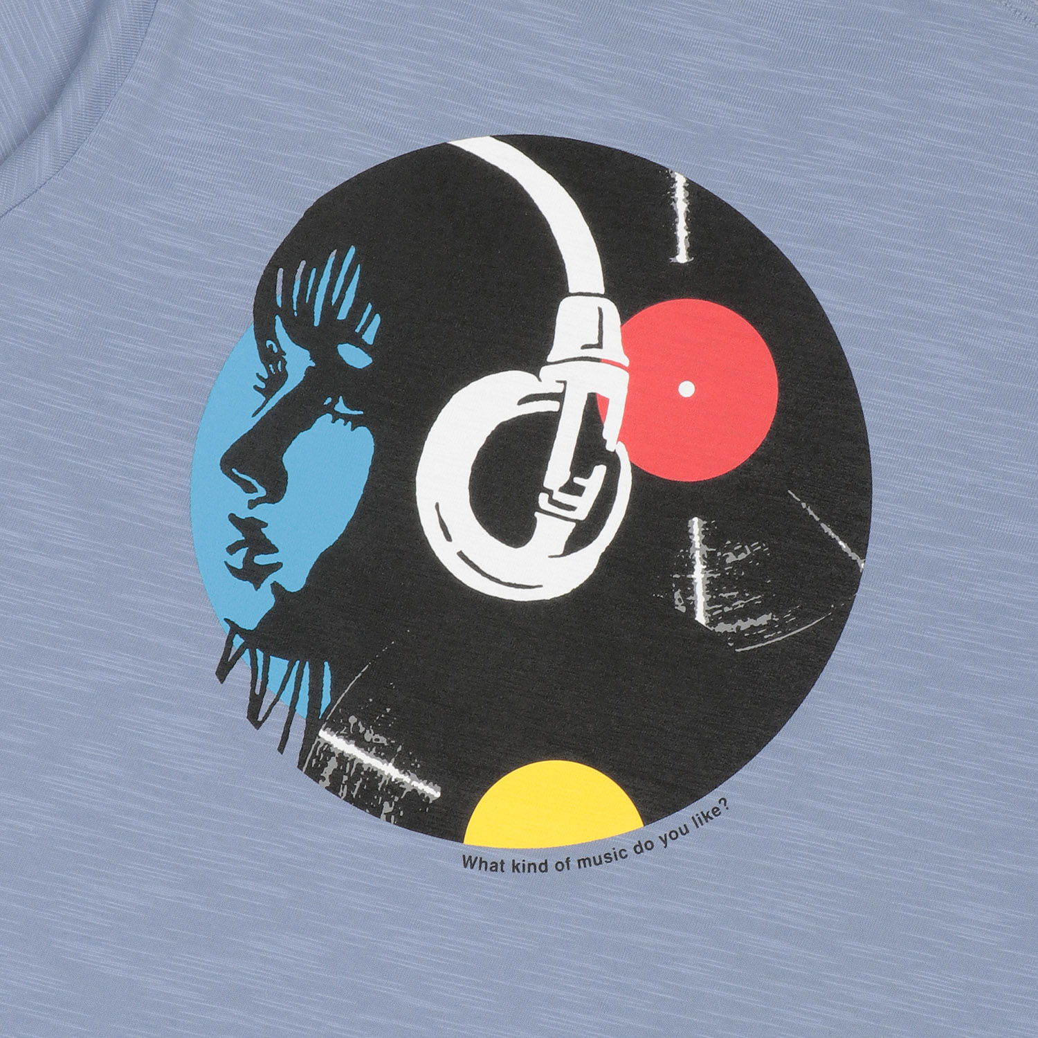 WONDER LAUNDRY RECORD＆HEADPHONE スラブTシャツ