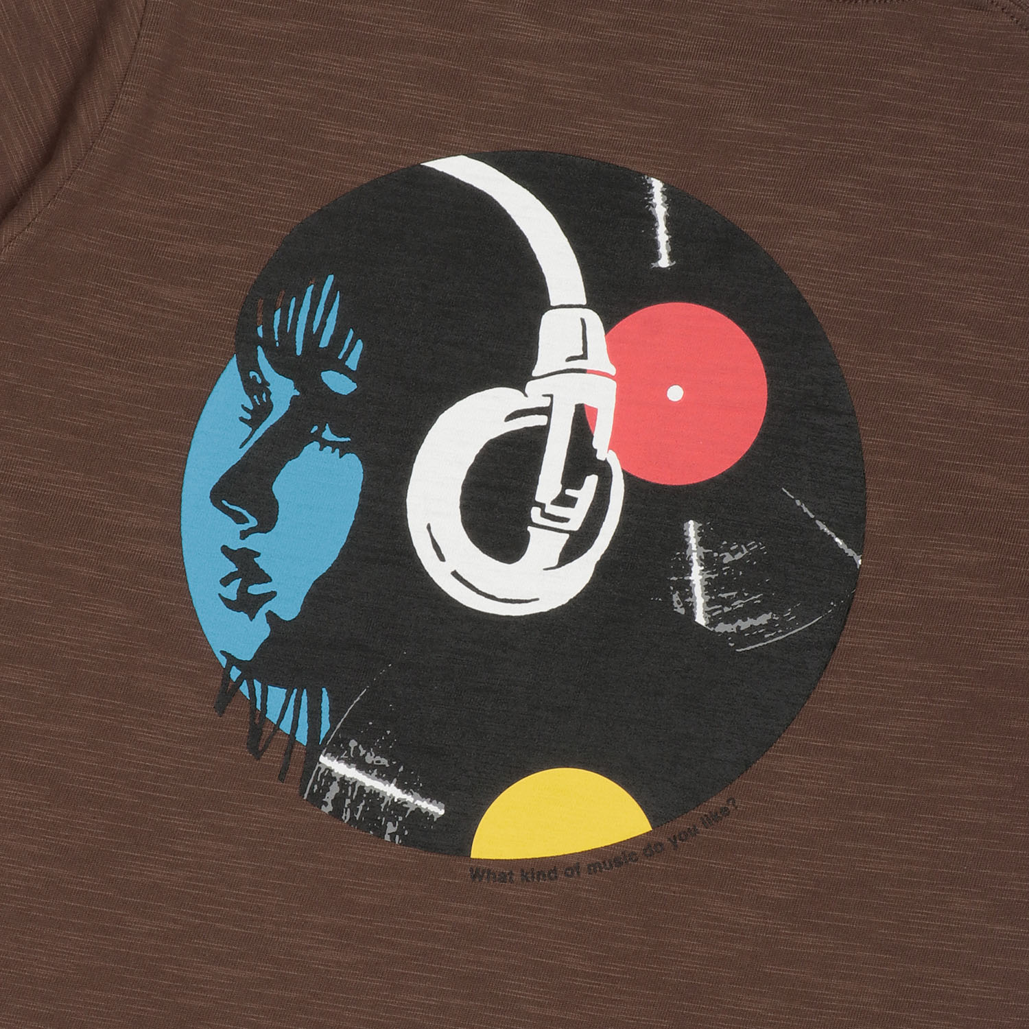 WONDER LAUNDRY RECORD＆HEADPHONE スラブTシャツ