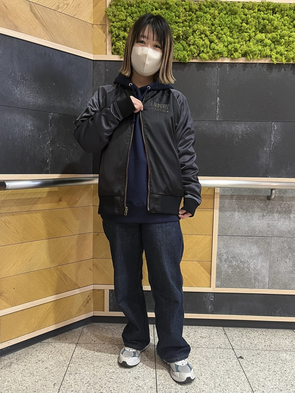 4SEASONS リバーシブルスカジャン」を使ったコーディネート