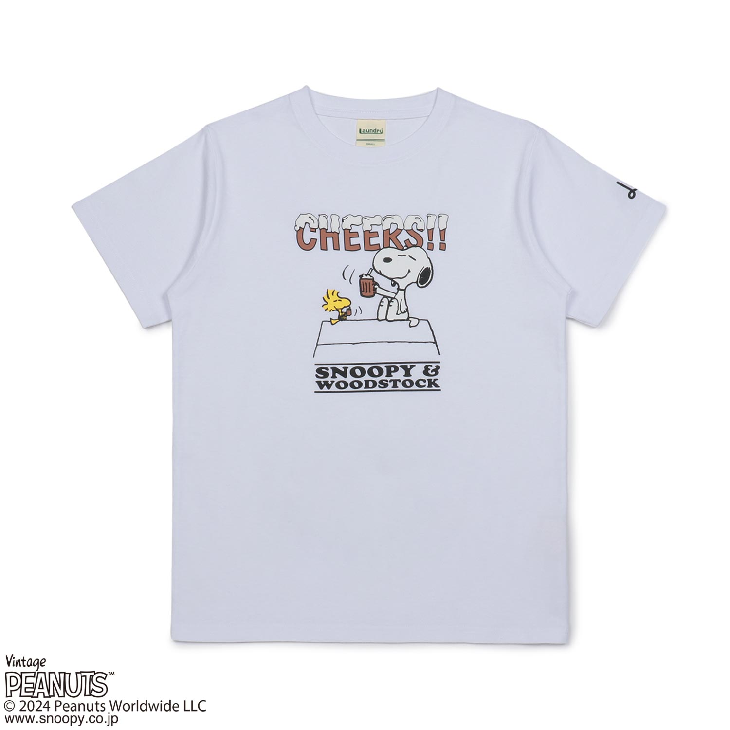 PEANUTSコラボ CHEERS Tシャツ｜ランドリーTシャツ公式通販