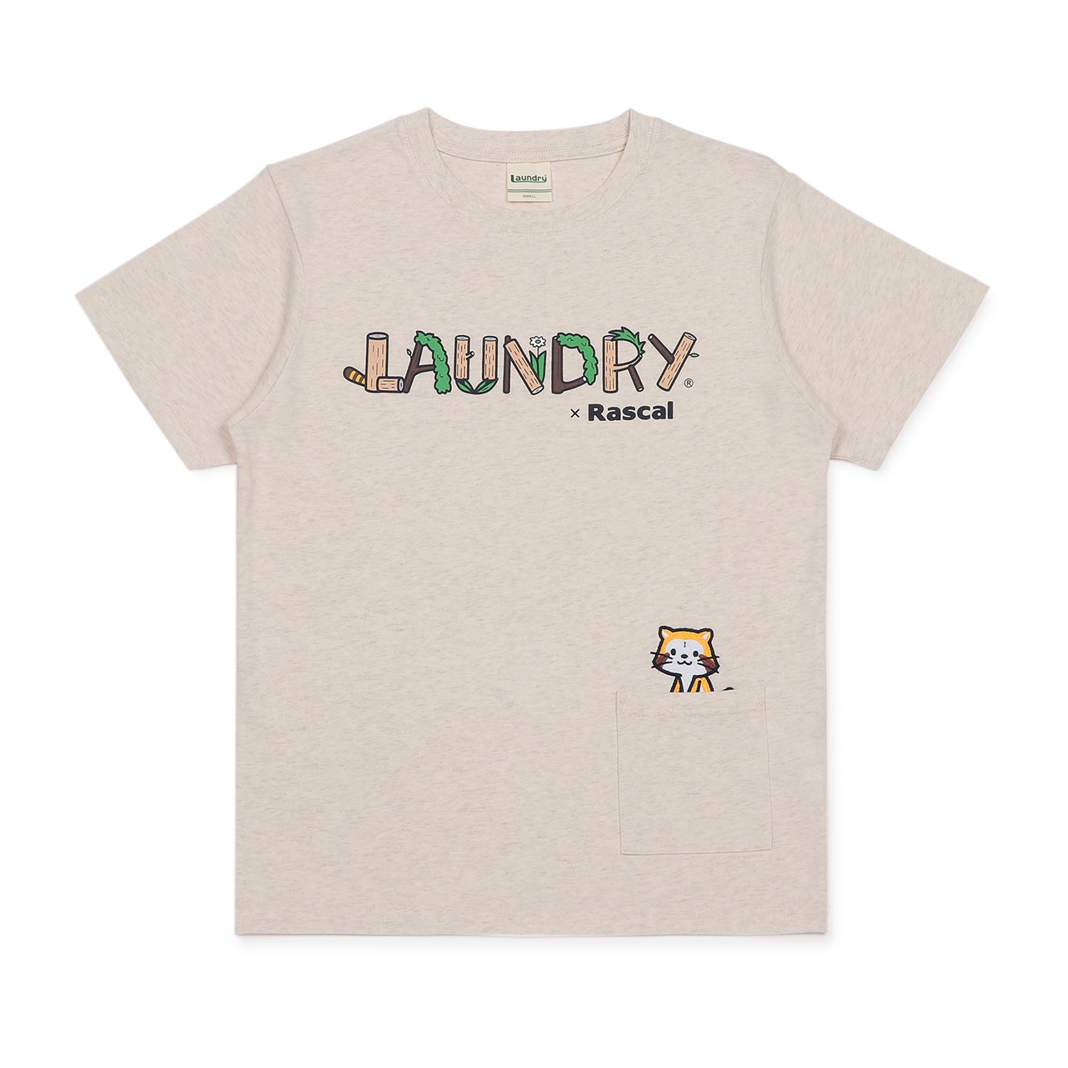 ラスカルコラボ かくれんぼ ポケットTシャツ｜ランドリーTシャツ