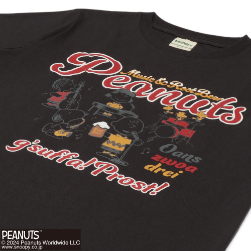 PEANUTS MUSIC LOVERS Tシャツ L SIZE L SNOOPY PEANUTS MUSIC RECORD Tシャツ - メルカリ