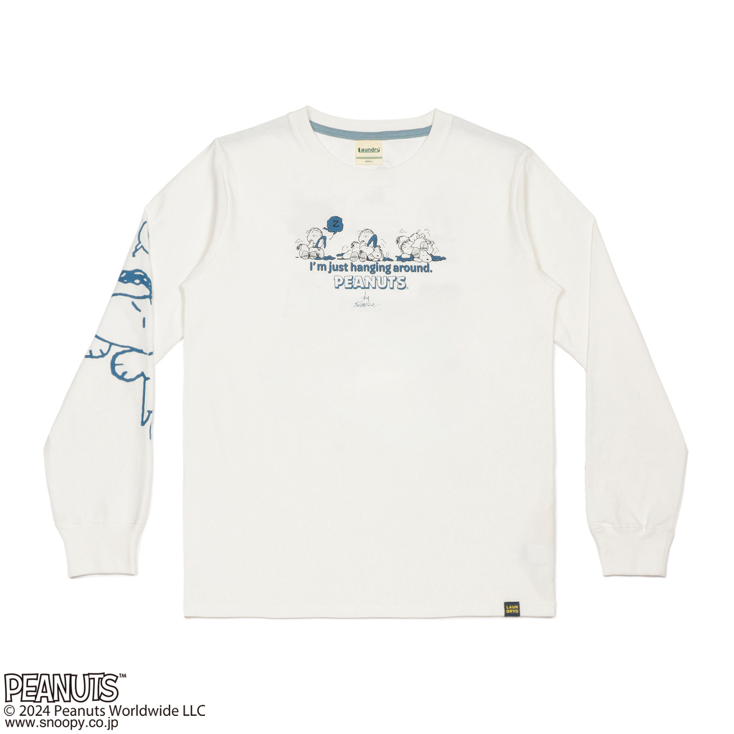 PEANUTSコラボ Sleep SNOOPY ロングスリーブTシャツ｜ランドリーTシャツ公式通販