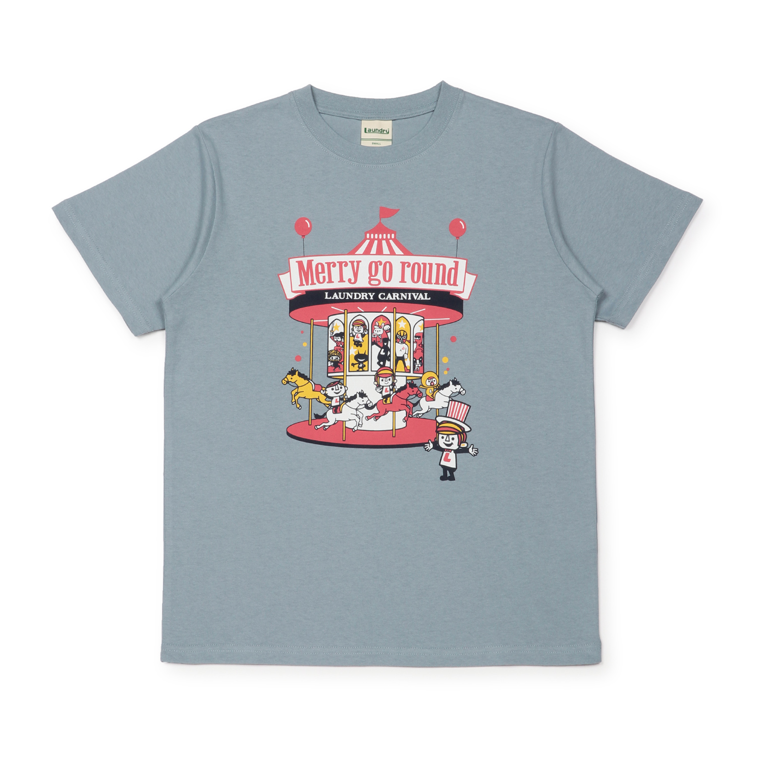 Merry-go-round メリーゴーランド T-shirt Tシャツ CARNIVAL MERRY GO ROUND Tシャツ｜ランドリーTシャツ公式通販