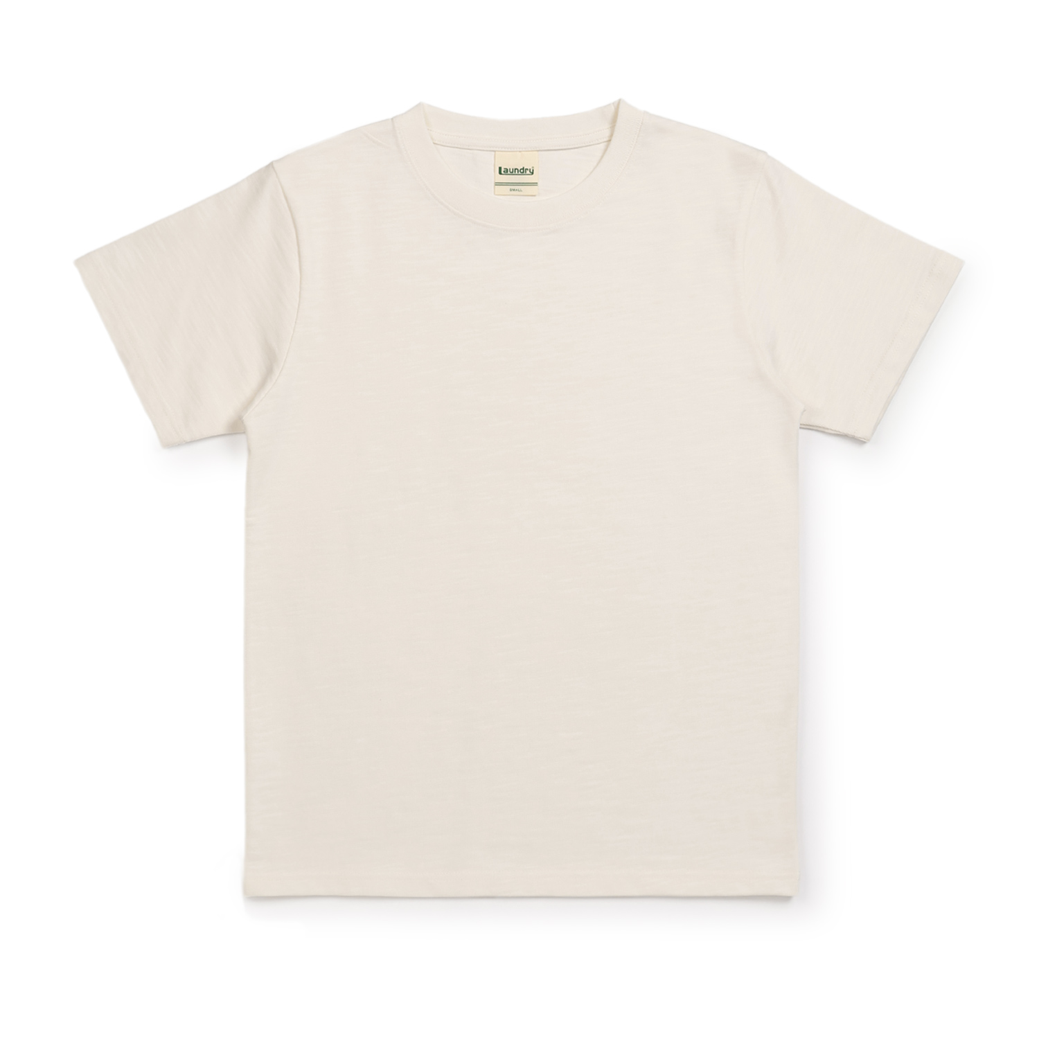 Edition◆Tシャツ/36/コットン/GRN/無地/34-03-41-03006/24SS スラブ Tシャツ｜ランドリーTシャツ公式通販